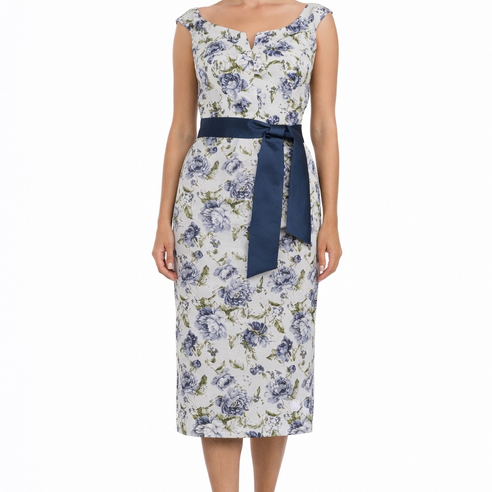 Kay Unger - Millie Floral Sheath‎ Cocktail And Party Dress
